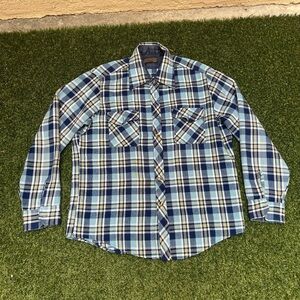VTG 80’s Sears Sportswear Plaid Flannel Shirt